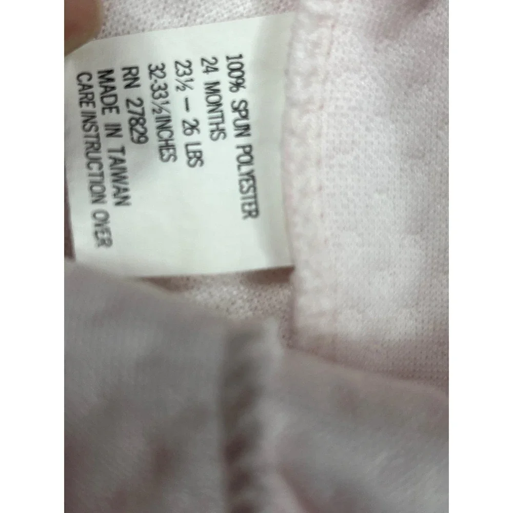 Vintage Childwise Pink Quilted Teddy Bear‎ Sweatshirt and Pants Set 24 Months